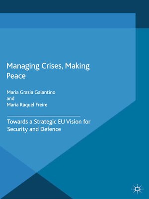cover image of Managing Crises, Making Peace